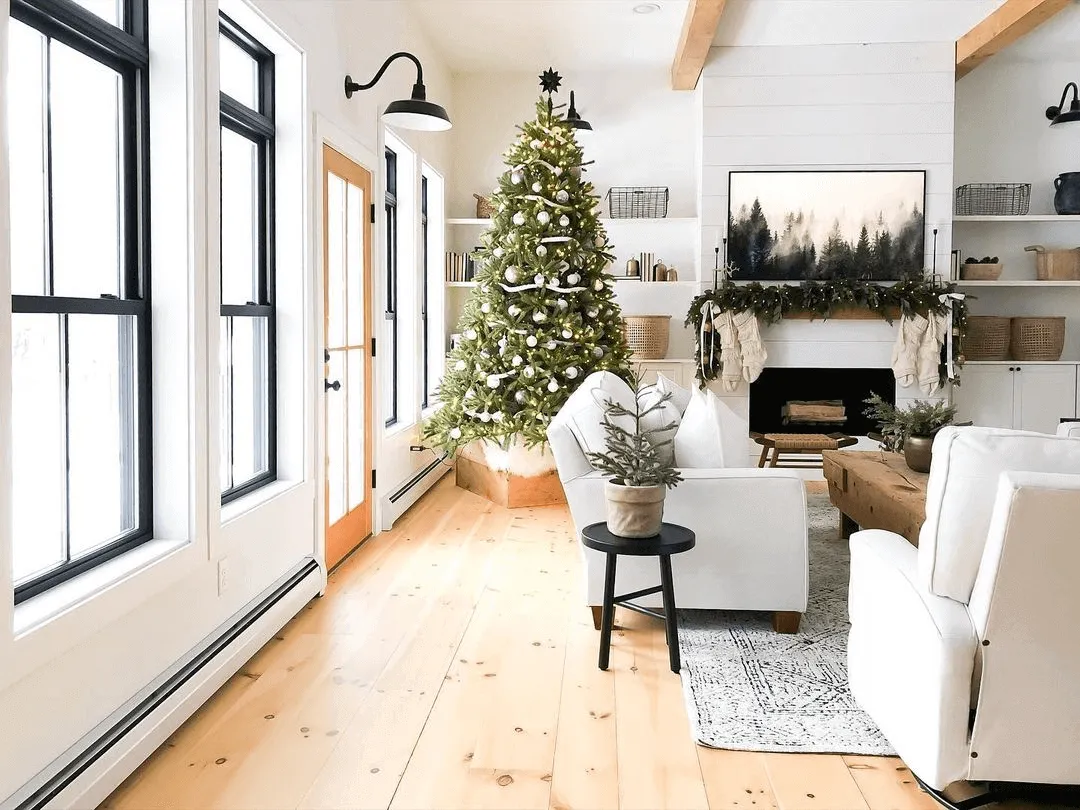 12' King Fraser Fir Artificial Christmas Tree with 2300 Warm White & Multi-Color LED Lights