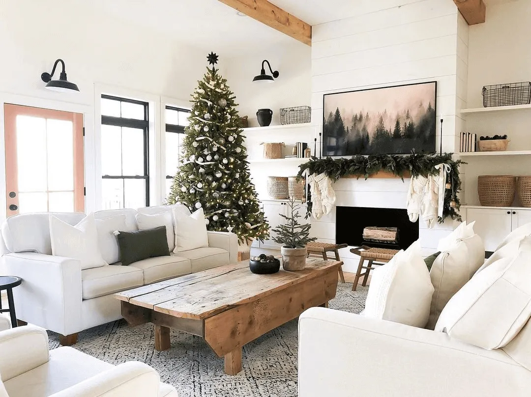 12' King Fraser Fir Artificial Christmas Tree with 2300 Warm White & Multi-Color LED Lights