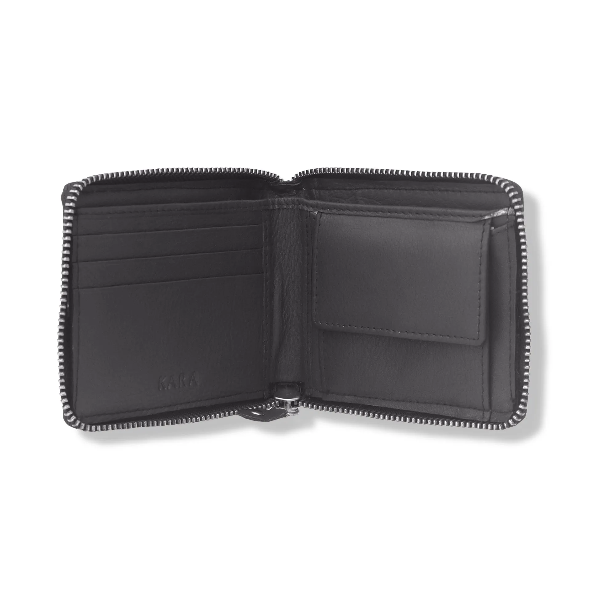 14089 Tan Zip Around Wallet