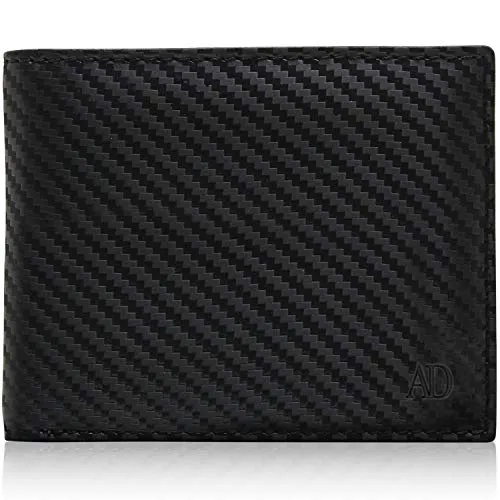 Access Denied Leather Slim Bifold Wallets For Men - Minimalist Card Holder Thin Mens Wallet RFID Gifts For Him
