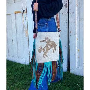 American Darling Conceal Carry Bronc Hide Purse