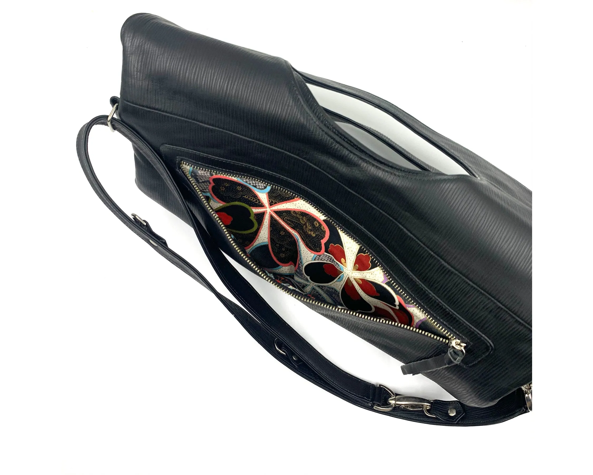 Audrey Large Messenger/Laptop Bag in Black