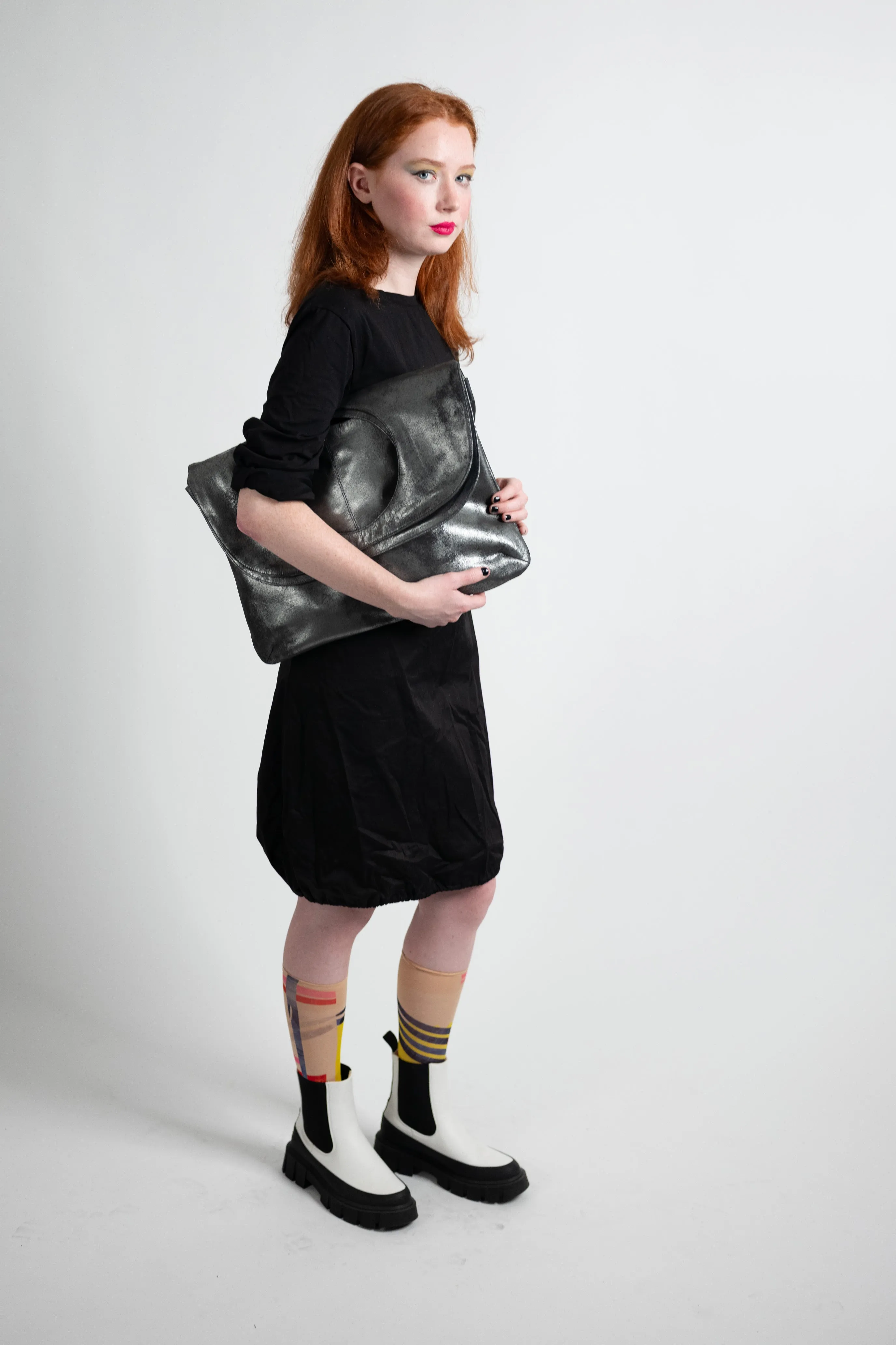 Audrey Large Messenger/Laptop Bag in Black