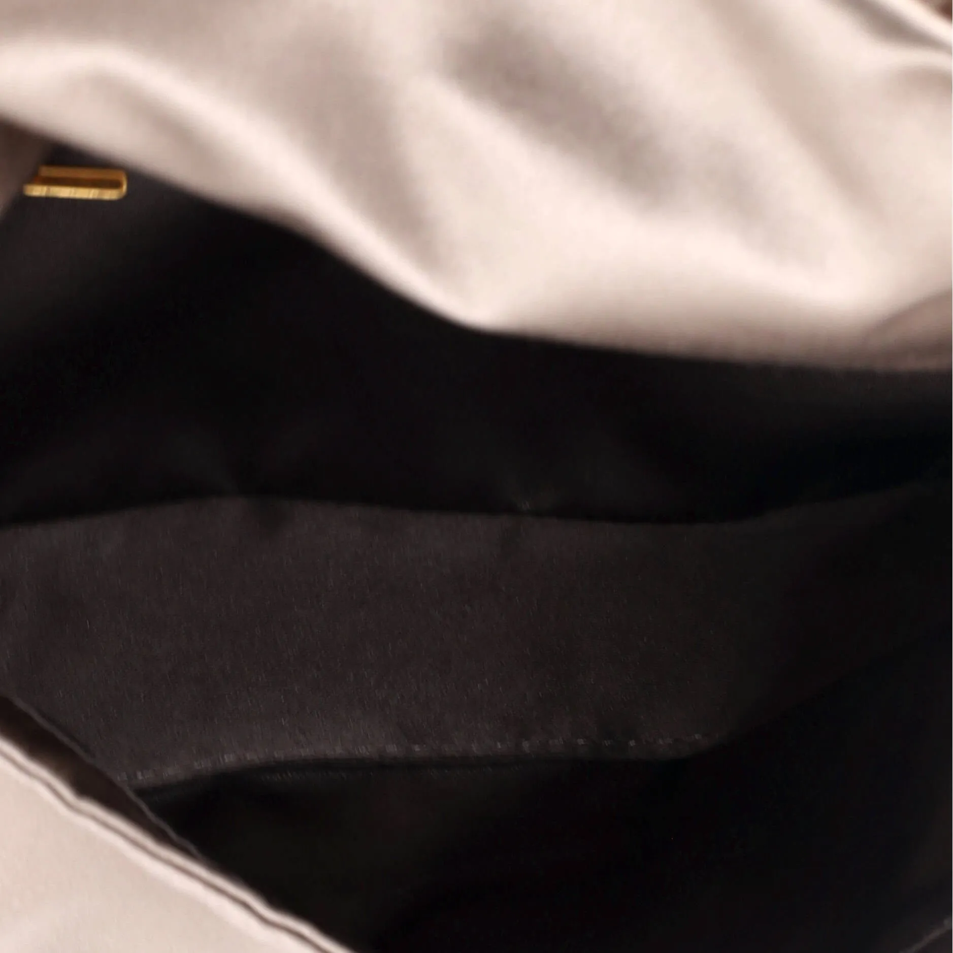 Baguette Bag Embroidered Satin with Crocodile Embossed Leather and Crystals