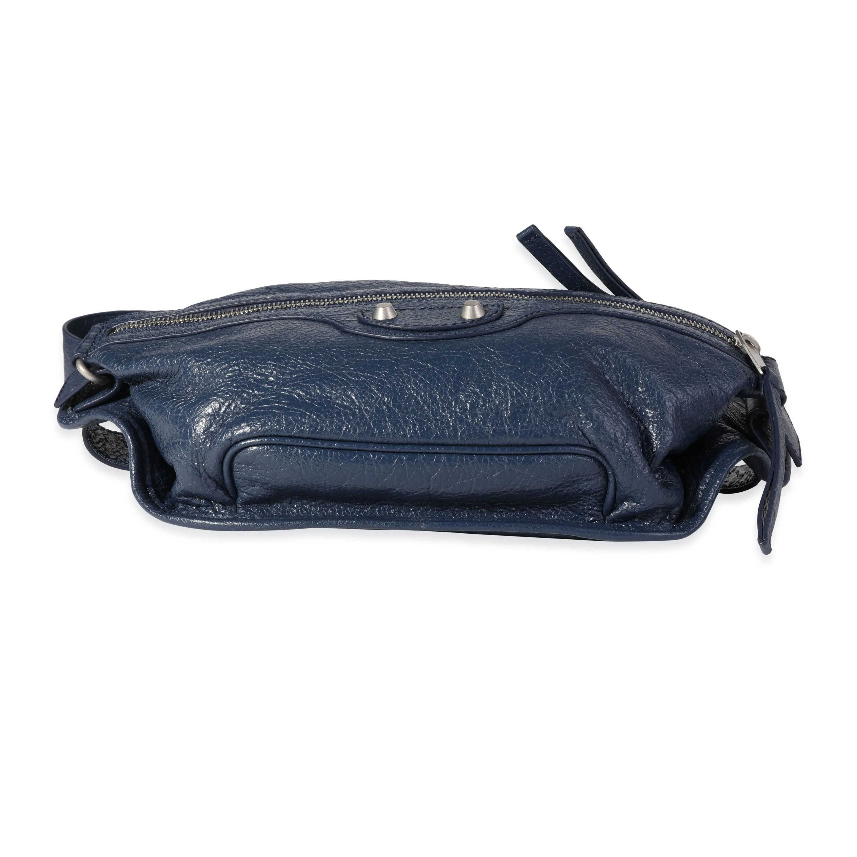 Balenciaga Navy Leather Neo Lift Belt Bag