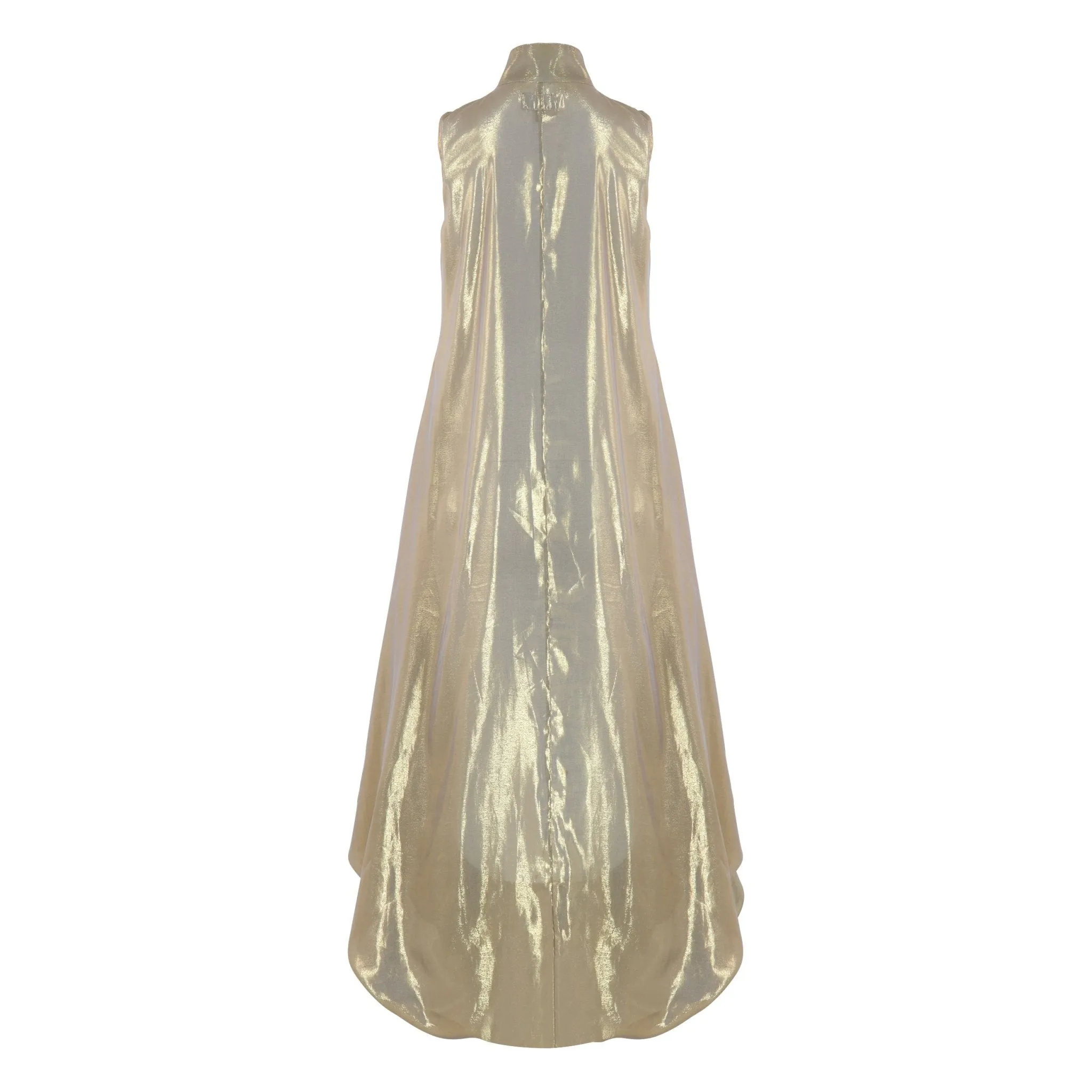 Balloon Dress in Gold