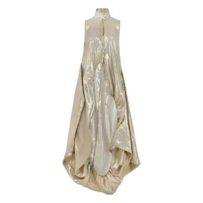 Balloon Dress in Gold