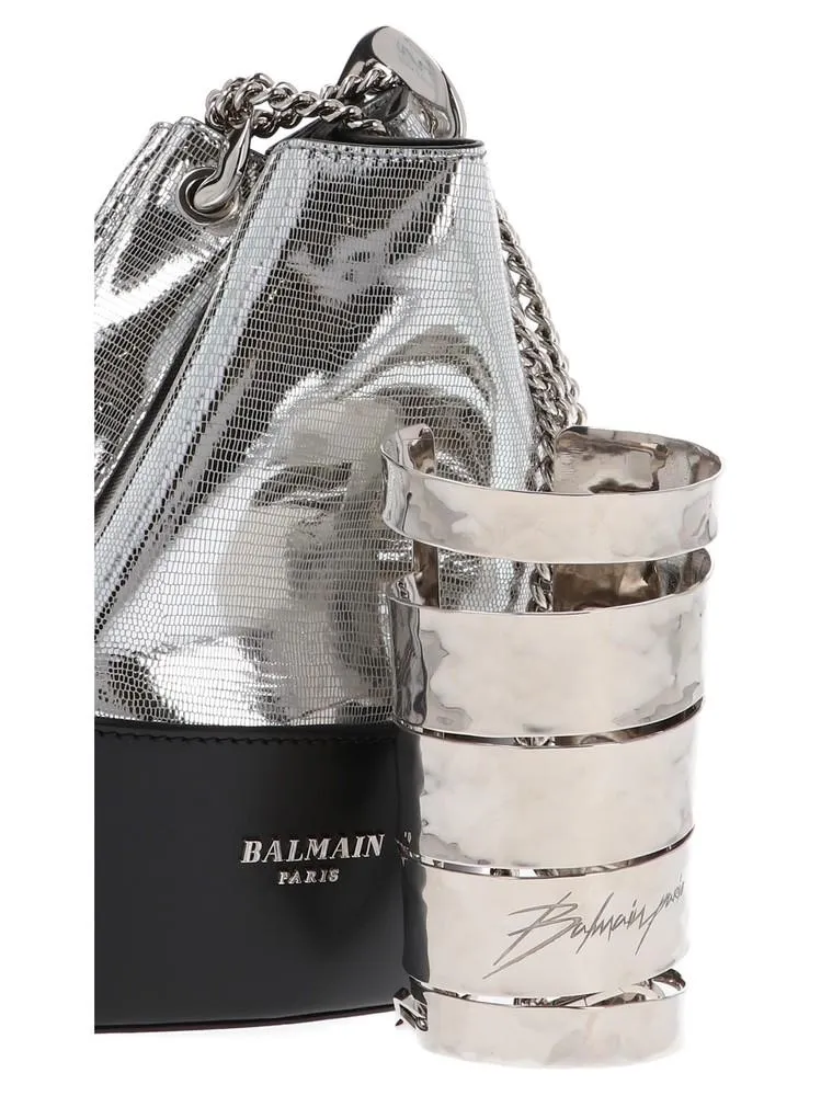Balmain Polygon Bucket Bag