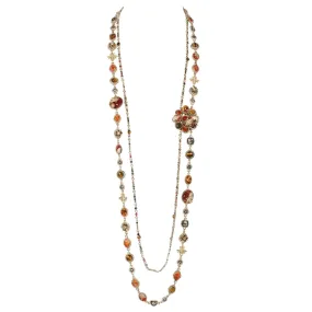 Bee Byzantine Long Necklace