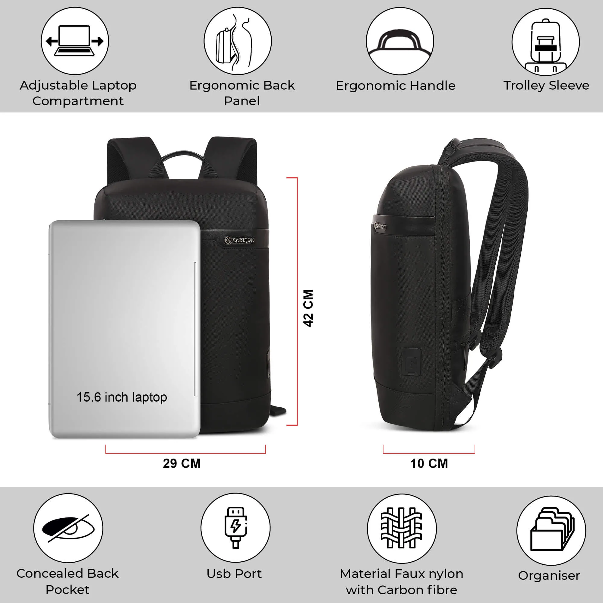 Bradford Laptop backpack