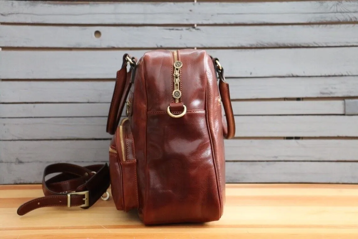 Brown Leather Briefcase Leather Laptop bag