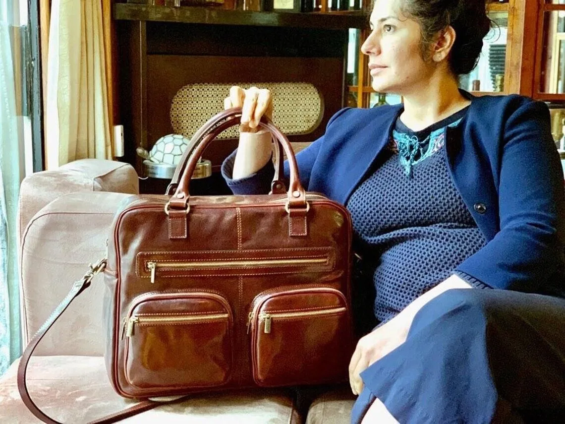 Brown Leather Briefcase Leather Laptop bag