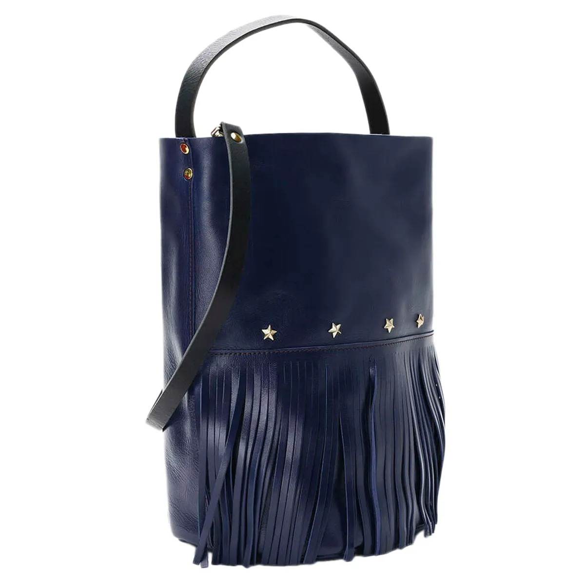 Bucket Fringes Night Blue