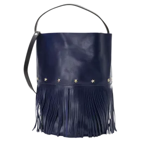 Bucket Fringes Night Blue
