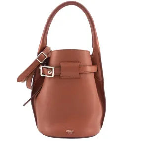 CELINE Big Bag Nano Calfskin Leather Bucket Bag