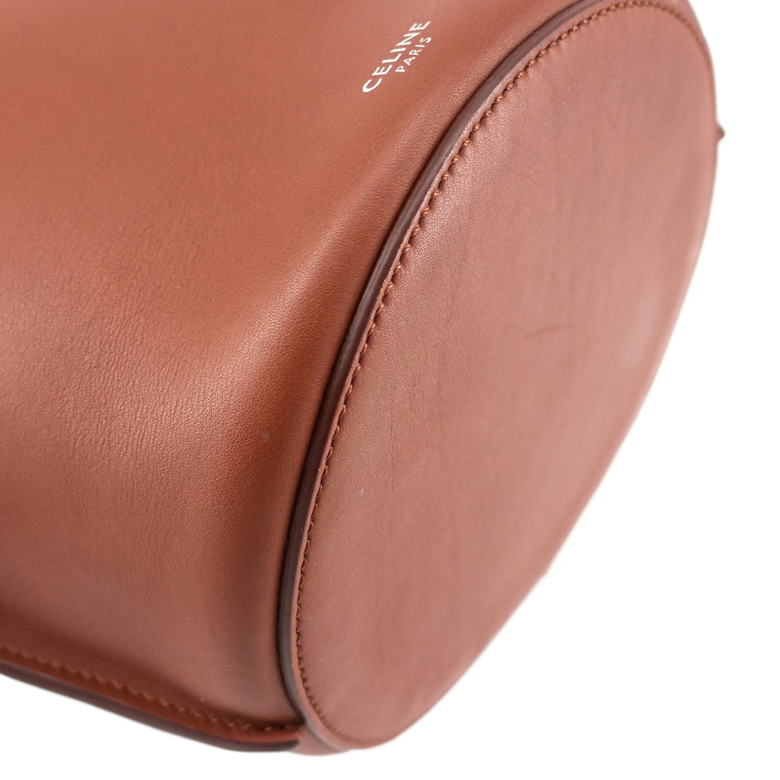 CELINE Big Bag Nano Calfskin Leather Bucket Bag