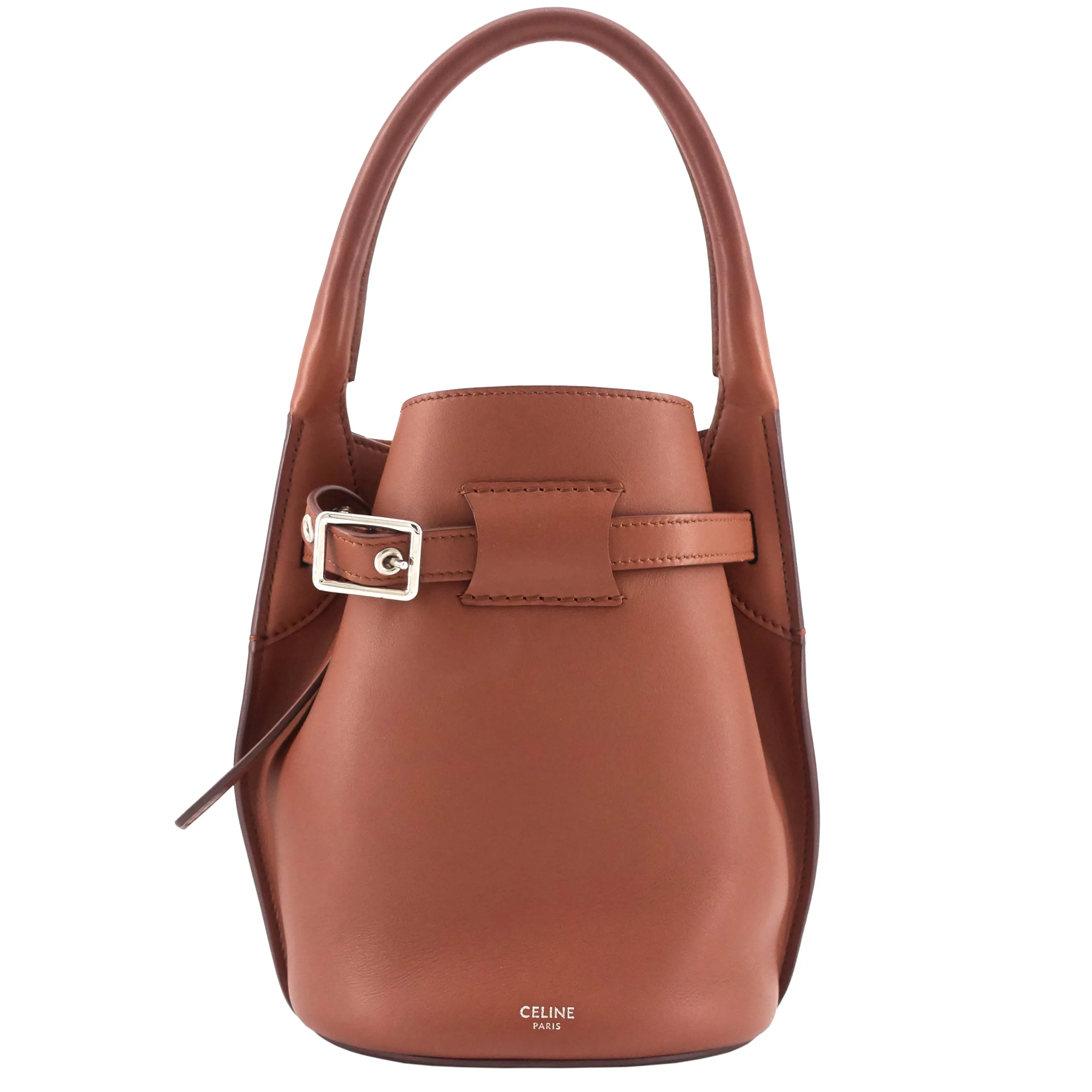 CELINE Big Bag Nano Calfskin Leather Bucket Bag