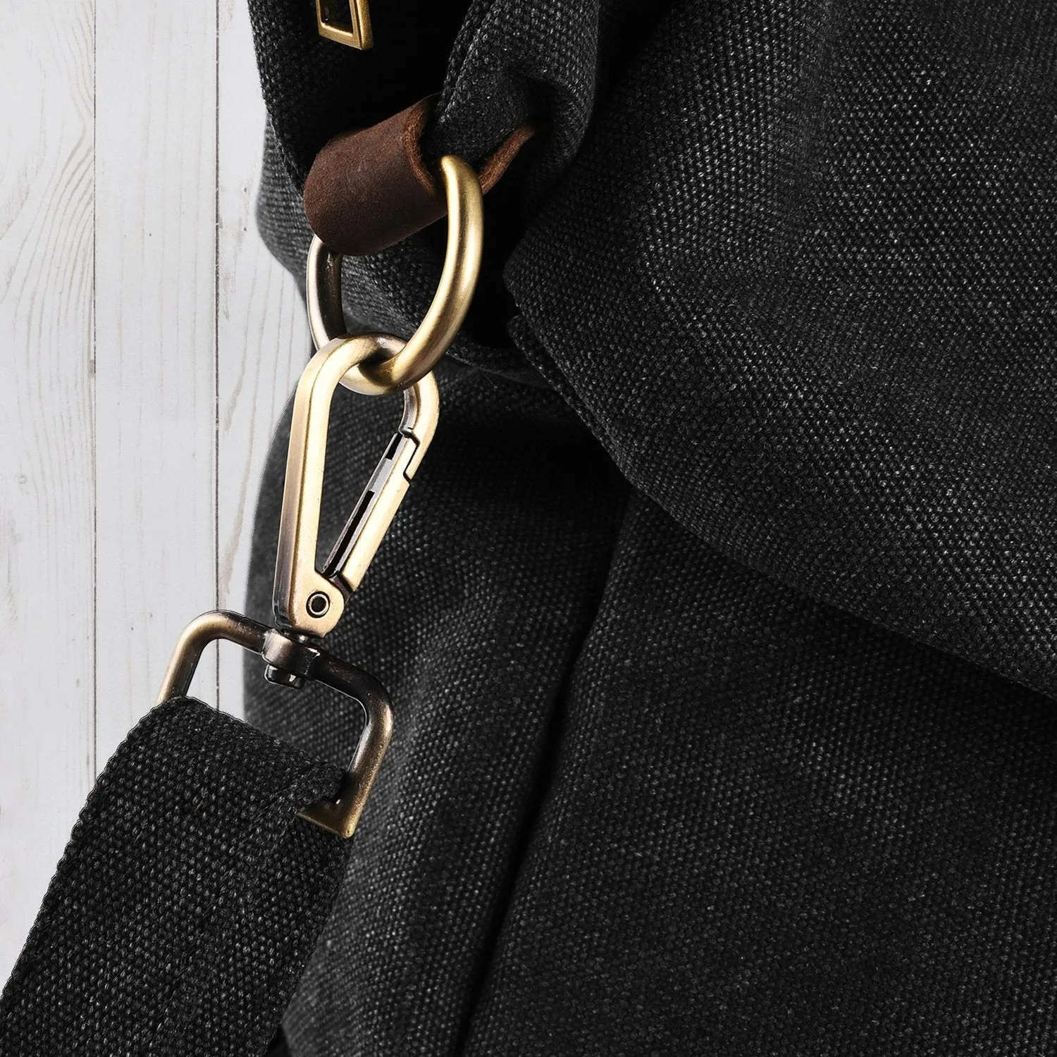 Charcoal Crossbody Satchel