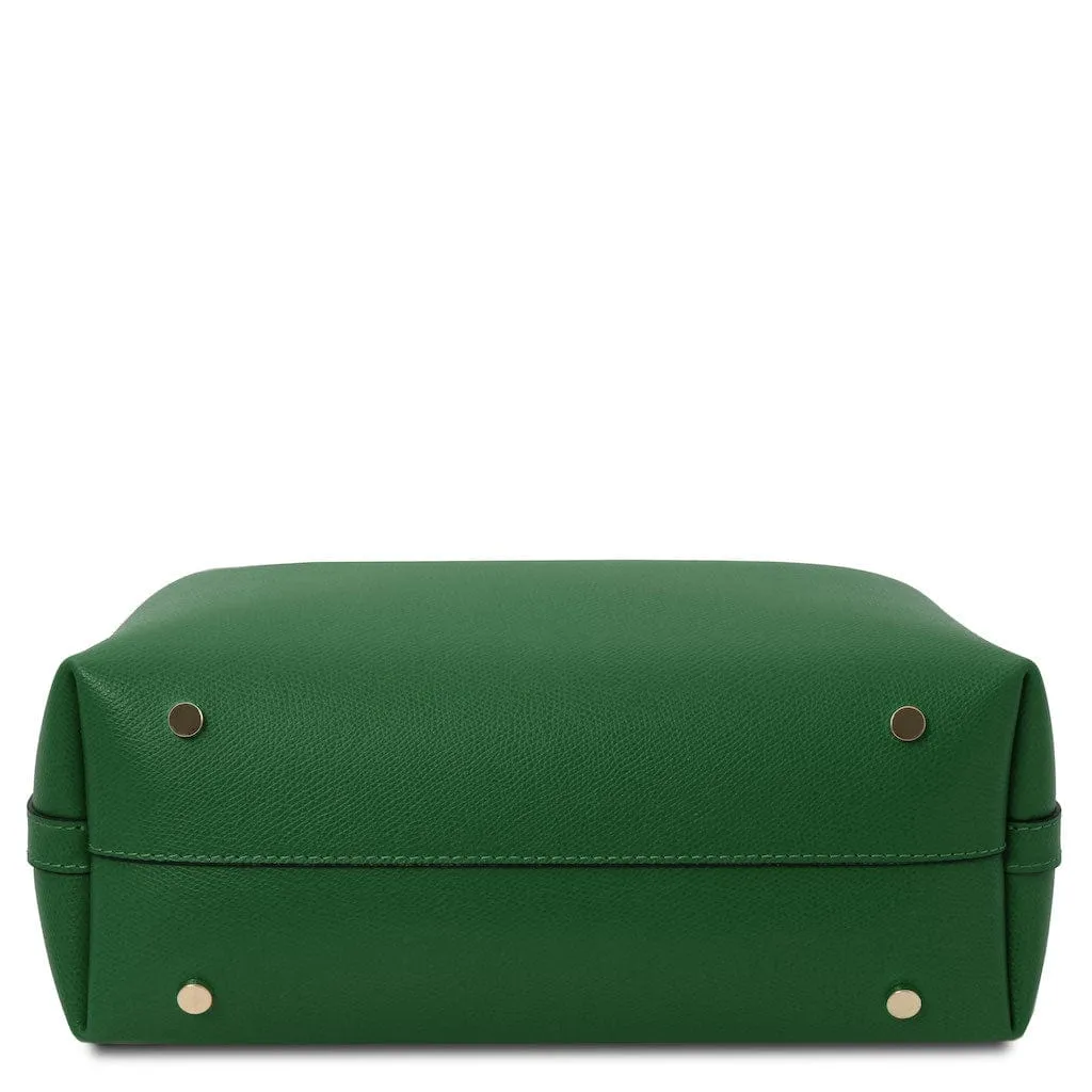 Clio - Palmellato leather bucket bag | TL141690