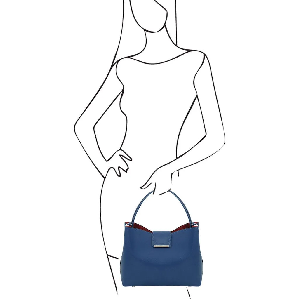 Clio - Palmellato leather bucket bag | TL141690