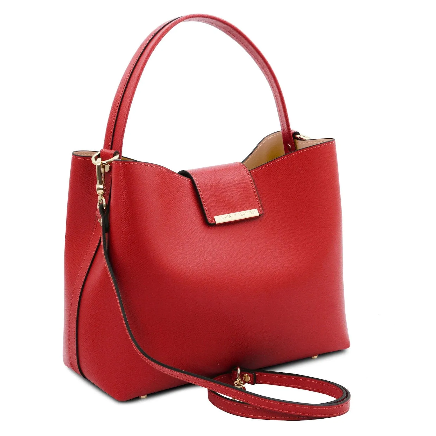 Clio - Palmellato leather bucket bag | TL141690