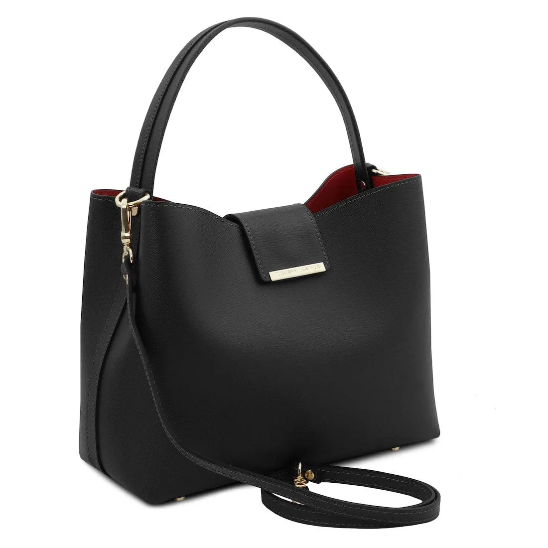 Clio - Palmellato leather bucket bag | TL141690
