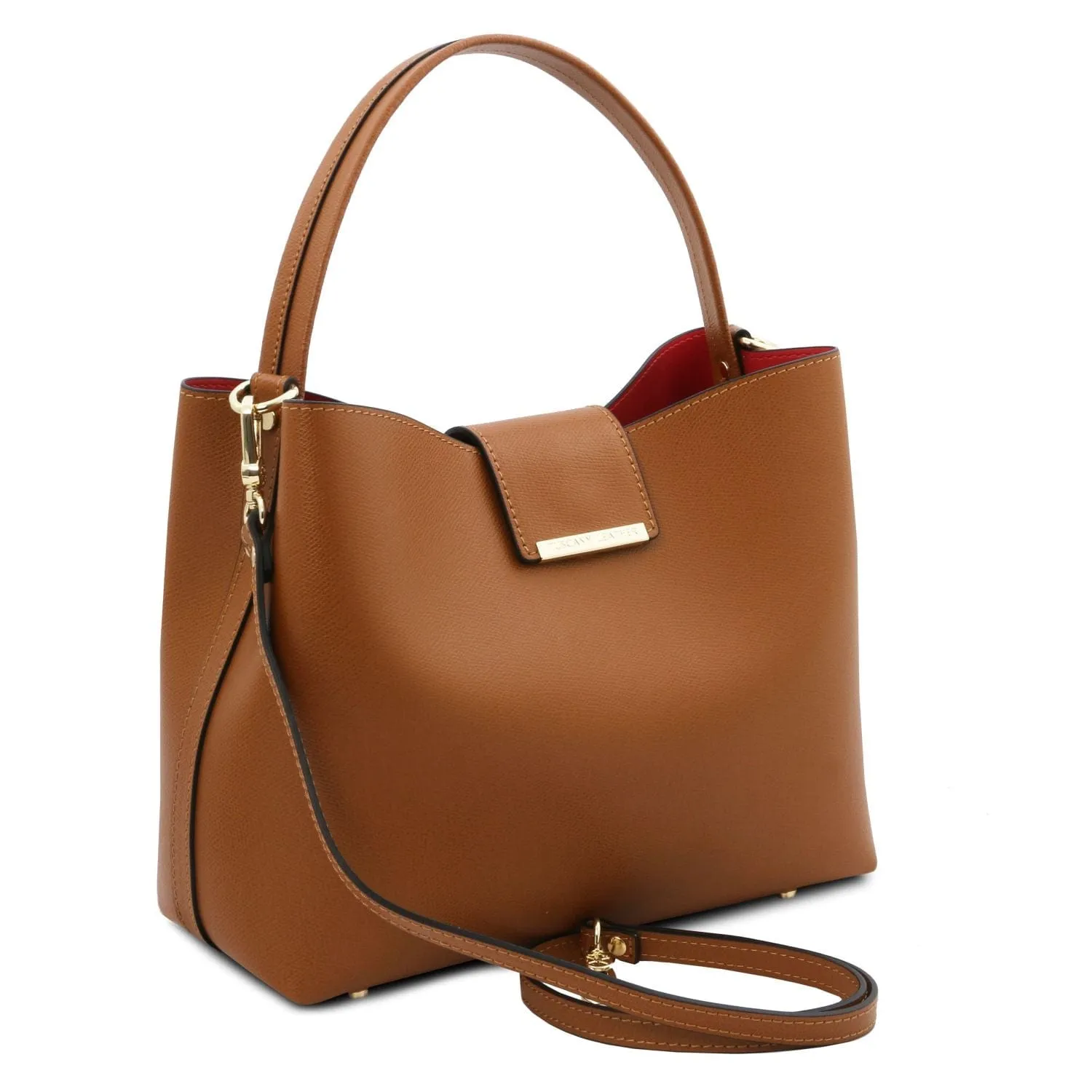 Clio - Palmellato leather bucket bag | TL141690