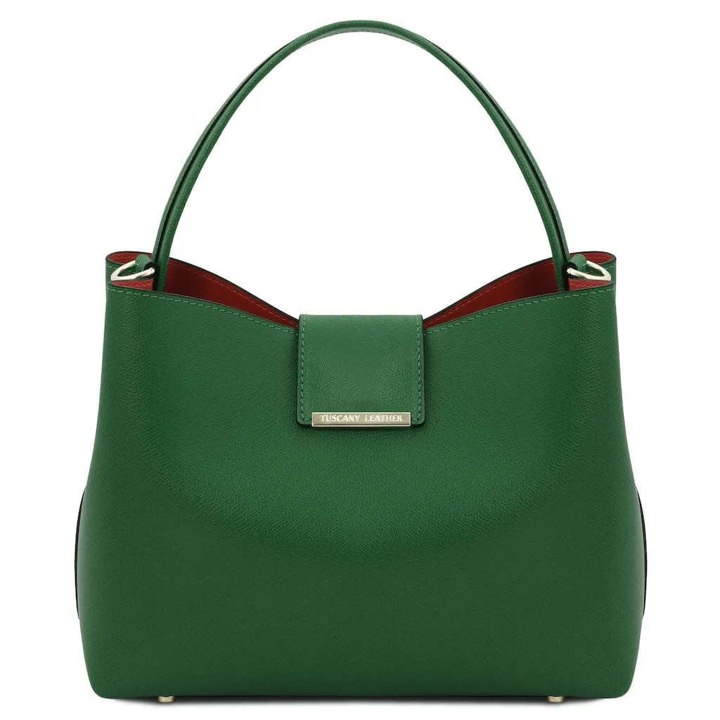 Clio - Palmellato leather bucket bag | TL141690