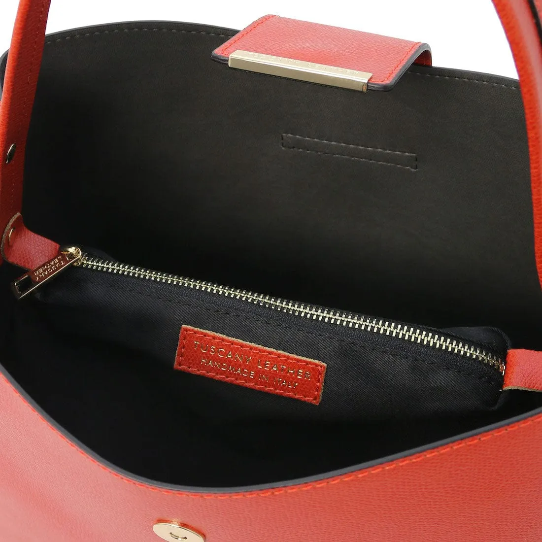 Clio - Palmellato leather bucket bag | TL141690
