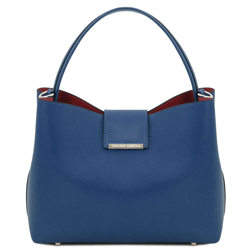 Clio - Palmellato leather bucket bag | TL141690