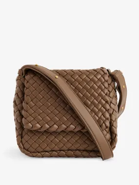Cobble small intrecciato leather shoulder bag