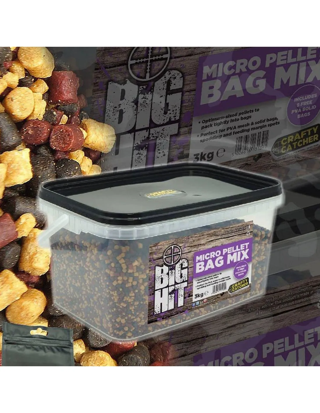 Crafty Catcher Big Hit 3kg Bucket