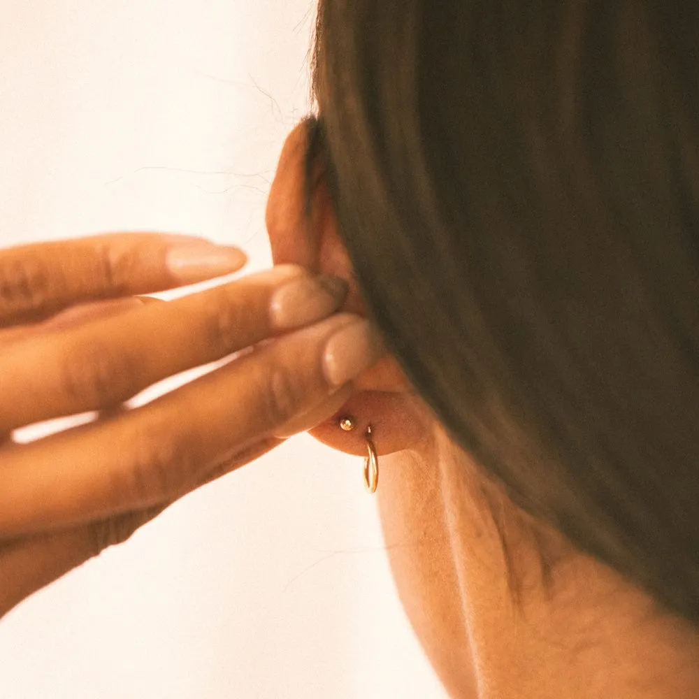 Curved Bar Stud Earrings | Final Sale
