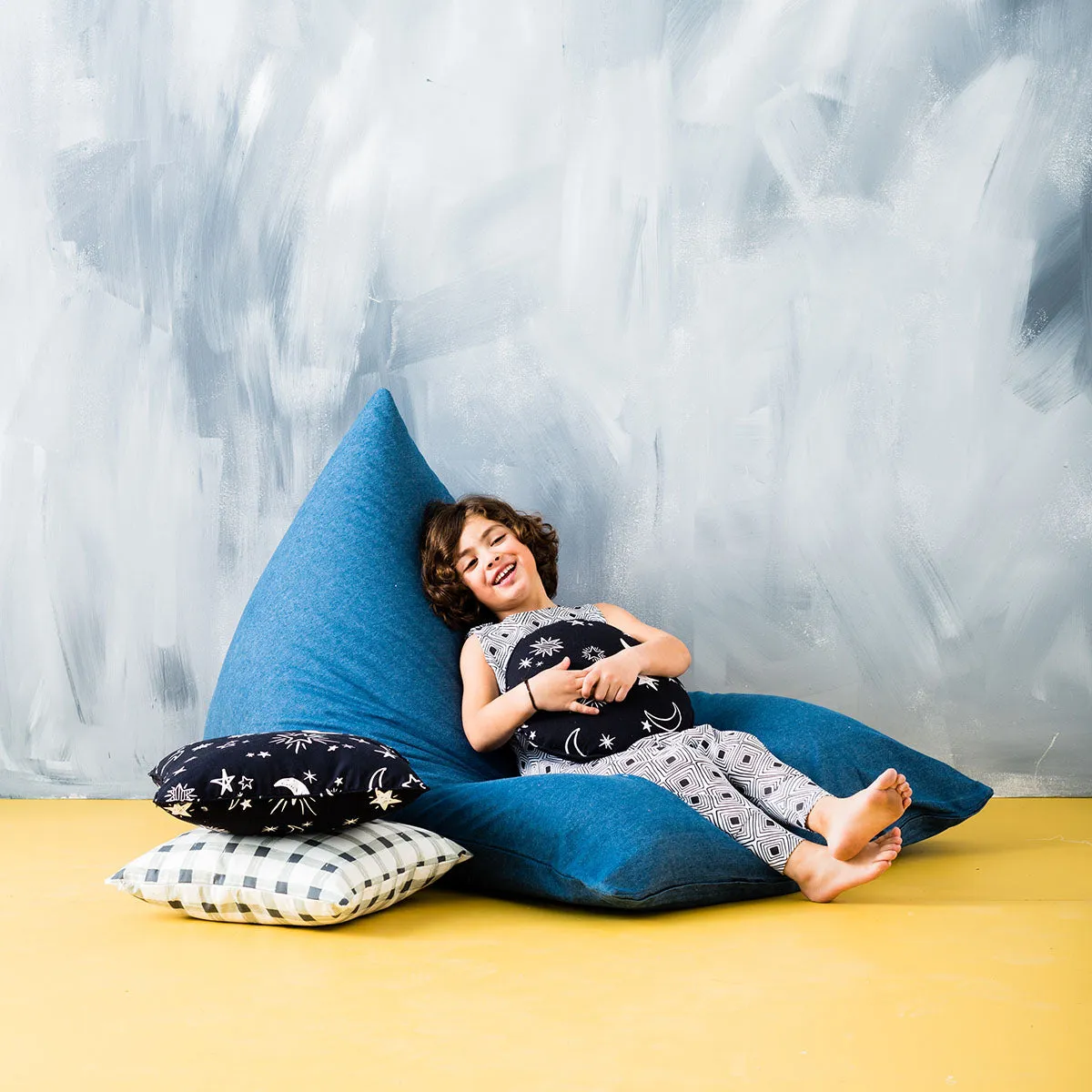 Denim Bean Bag Cover (Kids size only)