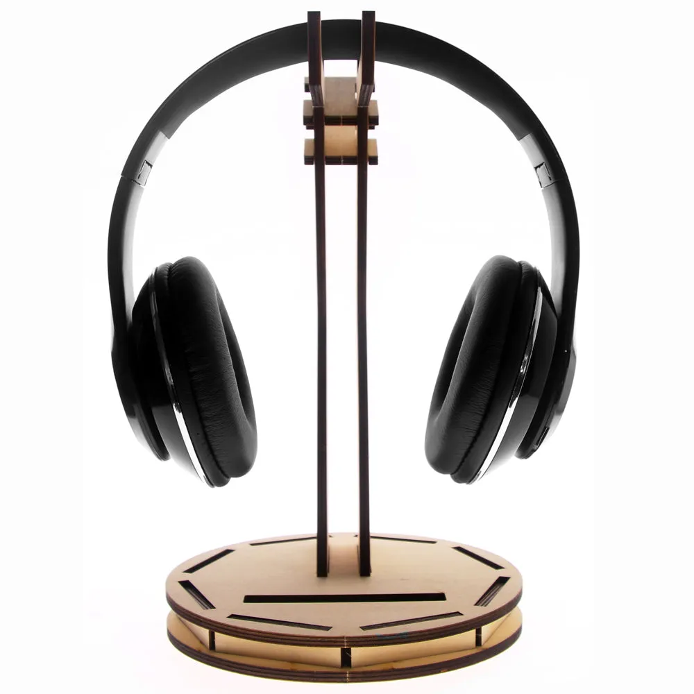 DIY Desk Sound Station Laser Cut Headphone Stand