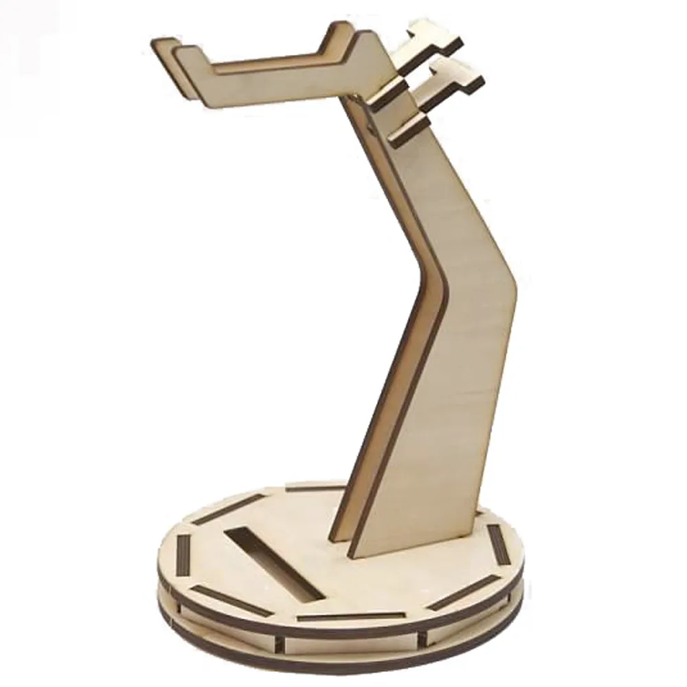 DIY Desk Sound Station Laser Cut Headphone Stand