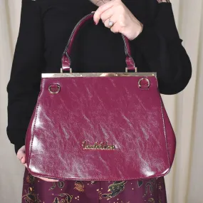 Eggplant Twist Handbag