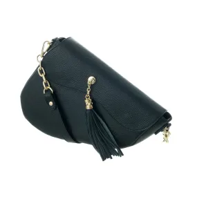 FREDERIC PARIS Sloped Black Bag