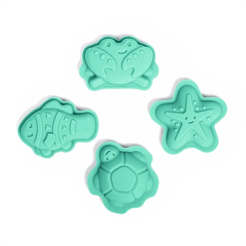 Garden Eggshell Green Character Sand Moulds