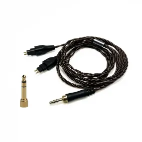 Geneva Braided 3.5mm/6.35mm Upgrade Cable for Sennheiser HD600/650/660S2/6XX/58X