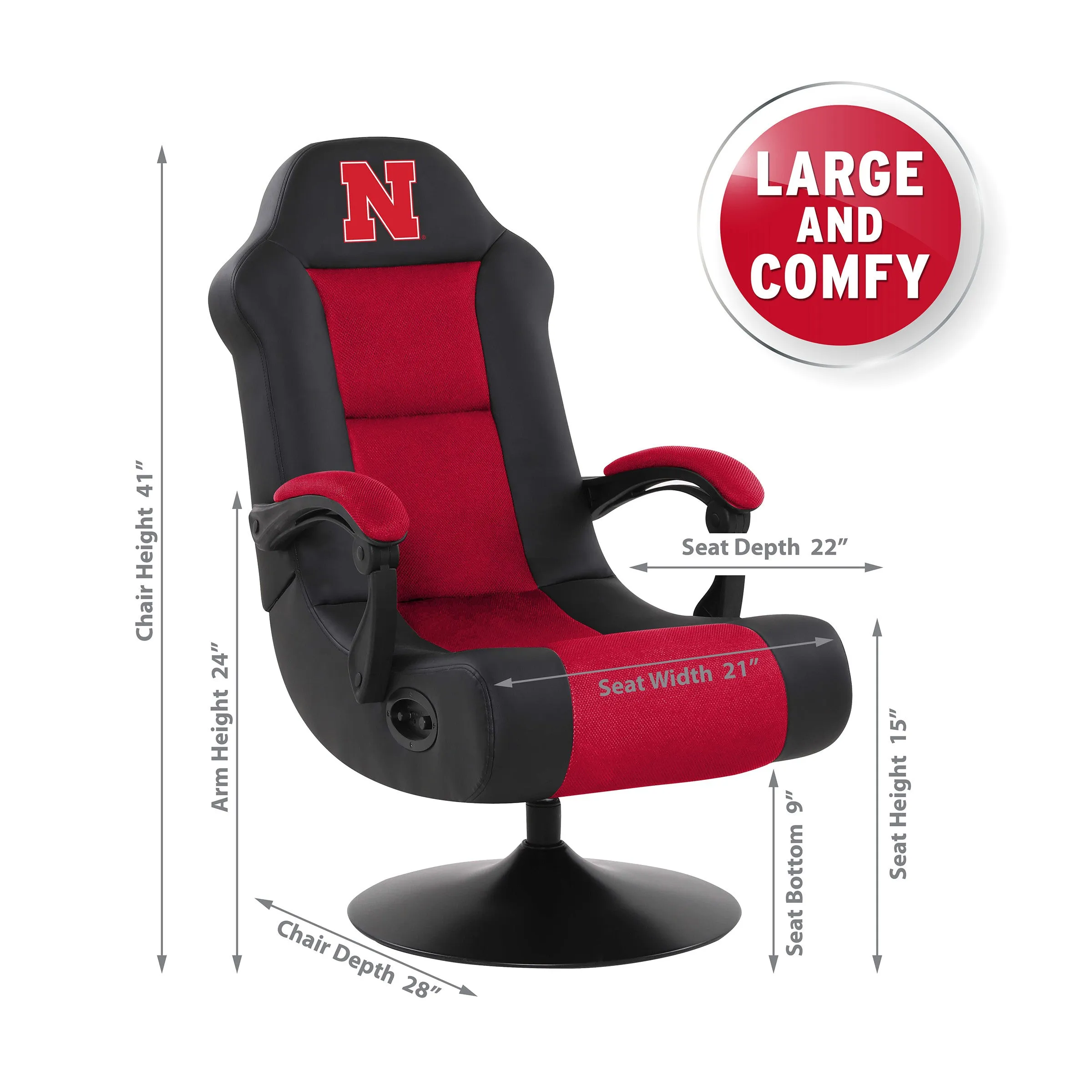 Imperial University of Nebraska Ultra Gaming Chair