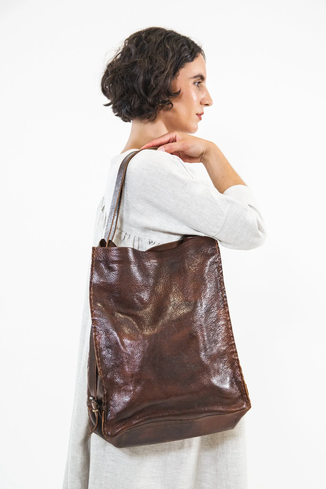 Ink Olives | Roma Backpack | Chocolate
