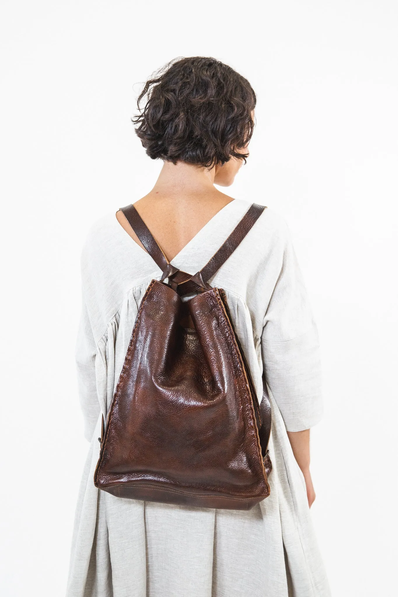 Ink Olives | Roma Backpack | Chocolate