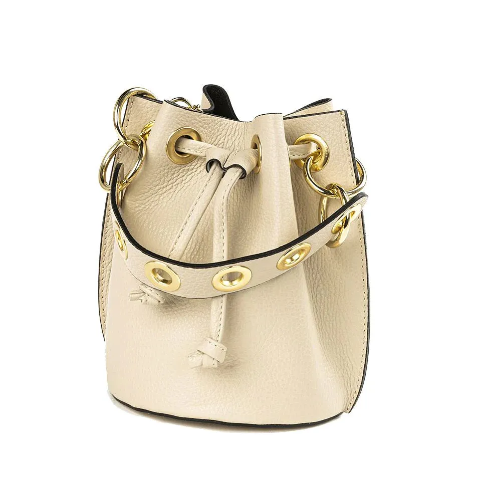 Leather Bucket Bag