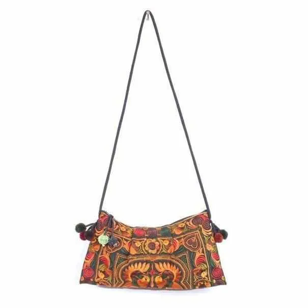 Leyla Embroidered Crossbody Purse - Thailand