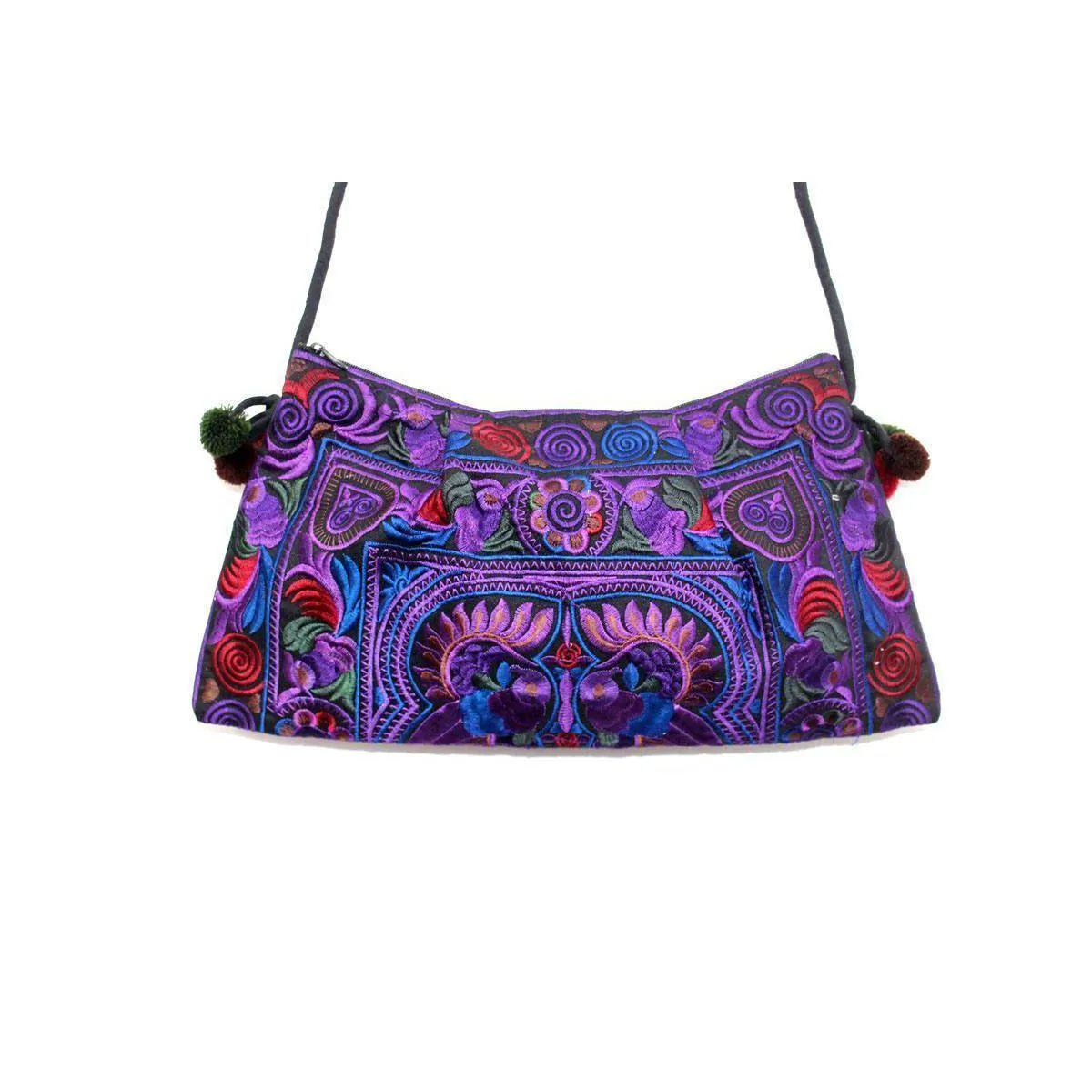 Leyla Embroidered Crossbody Purse - Thailand