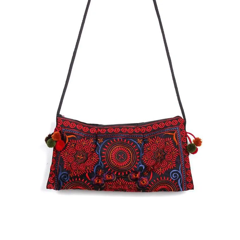Leyla Embroidered Crossbody Purse - Thailand