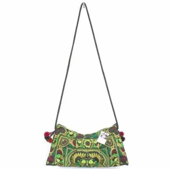 Leyla Embroidered Crossbody Purse - Thailand