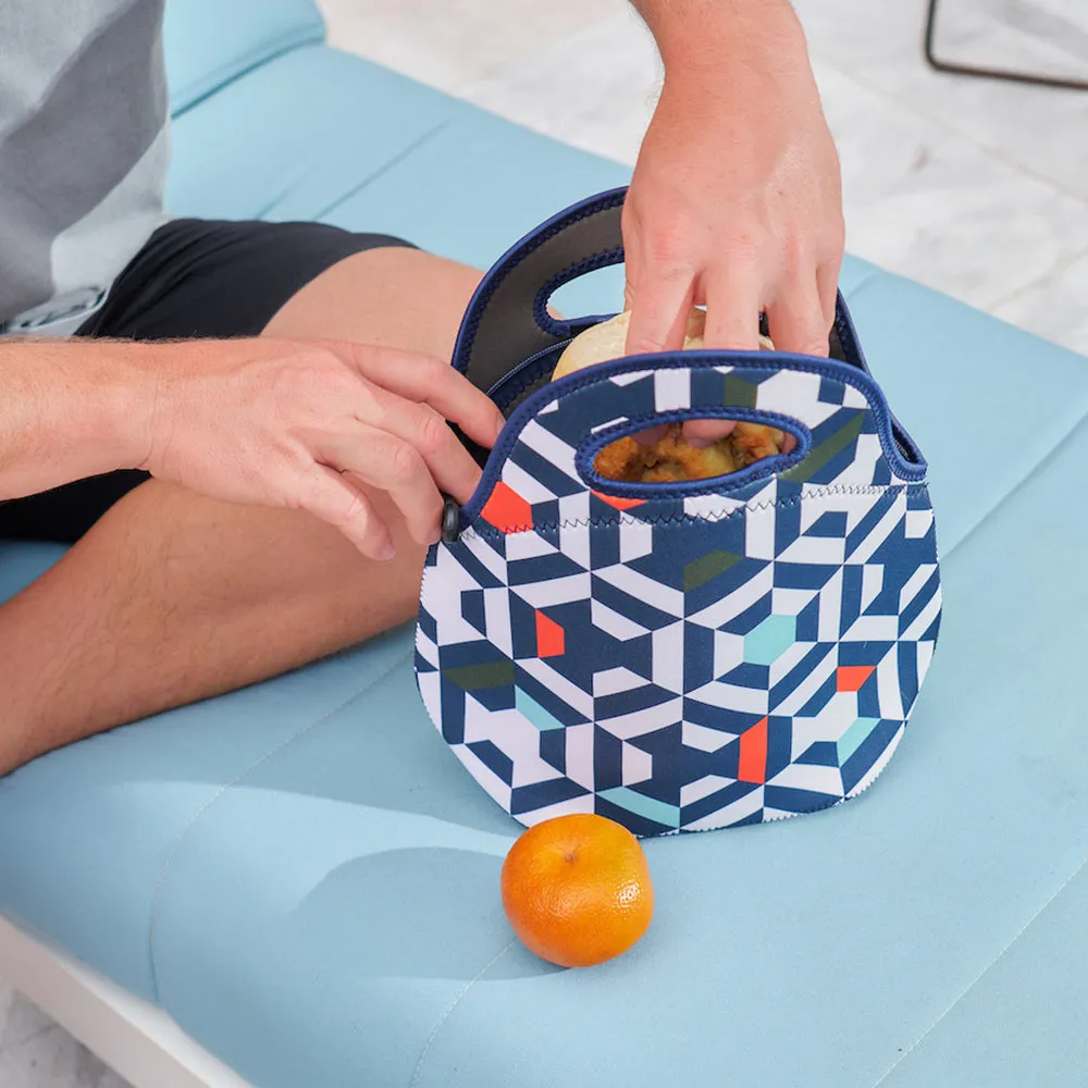 Lunch Bag - Neoprene - Geo
