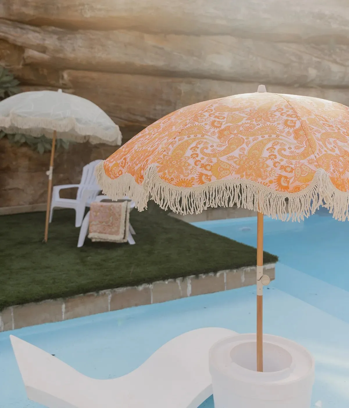 Marli XL Tasseled Umbrella